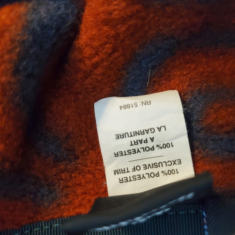 Vintage 1995 Patagonia Island Block Copper Synchilla Snap-T Fleece XL Canada 90s - Picture 9 of 15